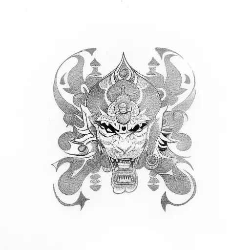 Yakuza Tatto Using Indian Traditional Style