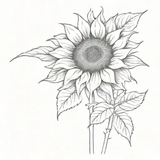 Single Sunflower