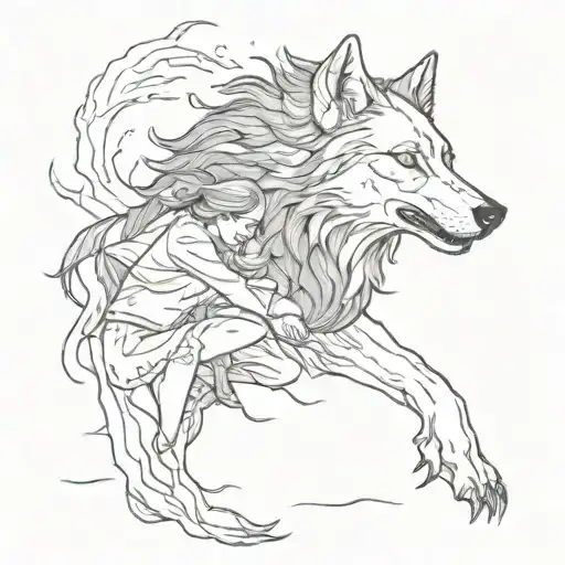 Wolf Killing A Woman