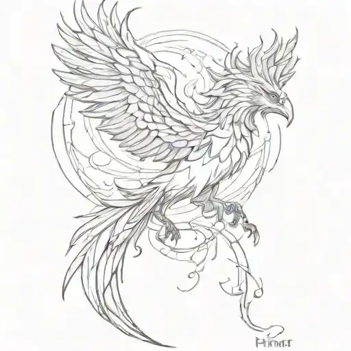 Phoenix Rising From The Ashes