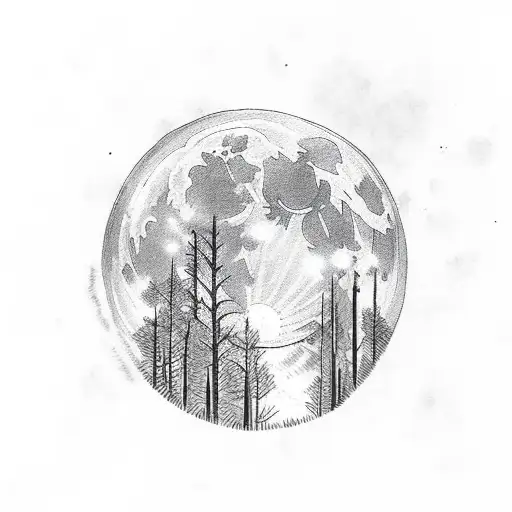 Forest Full Moon Magic