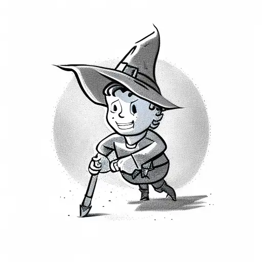 Vault Boy Witch Clever