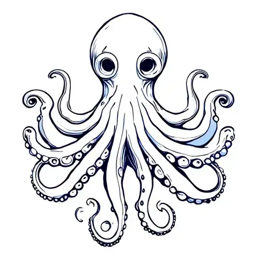 Weed Hippy Octopus Simplistic