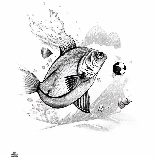 Fish Playing Soccer