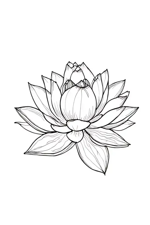 Flowy Lotus Flower