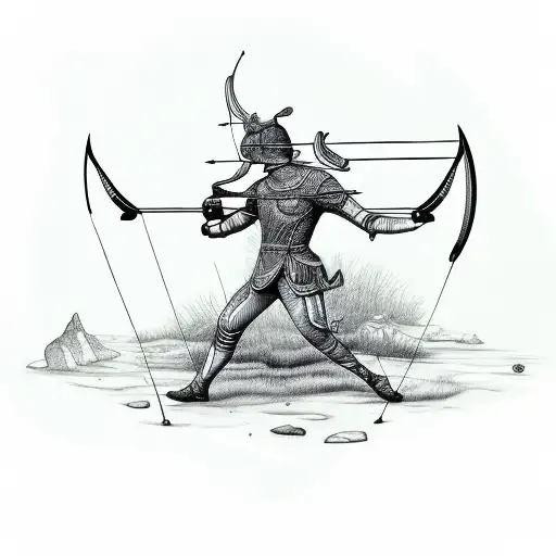 Anthropomorphic Archery Arrow