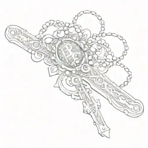 Blessed Word With Rosary Wrapped