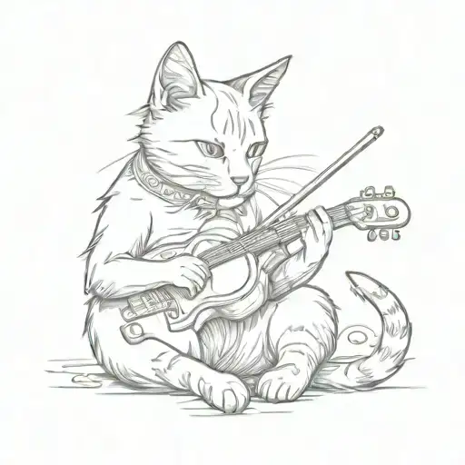 Cat With Music