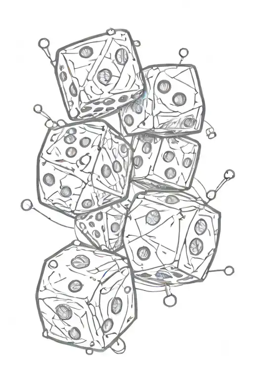 Laugh Now Cry Later Faces With Dice In It