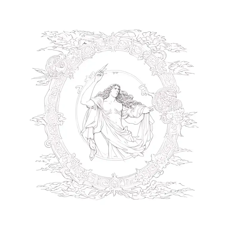 Renaissance Style Dipicting Greek Mythology