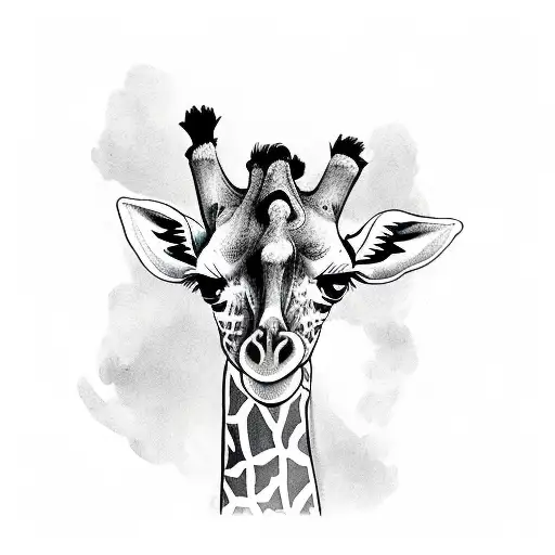 Cartoon Baby Giraffe