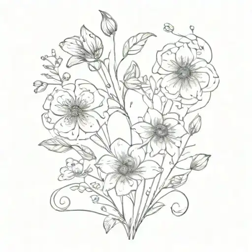 Wildflowers Intertwined