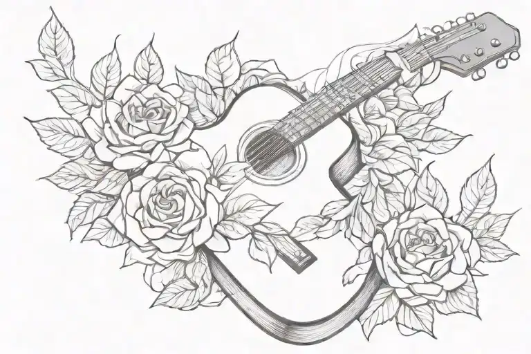 Guitar And Roses