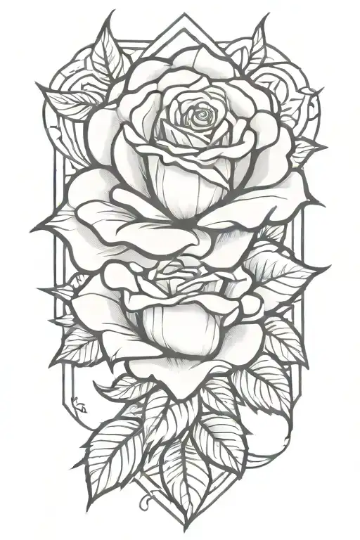 American Traditional Rose Small