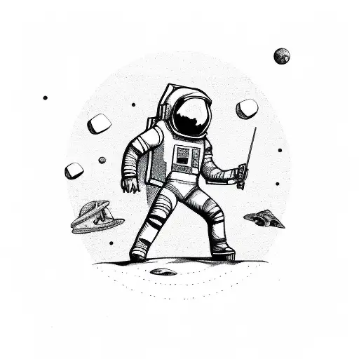 Rock Musicion Astronaut