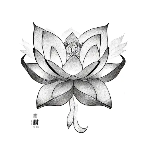 Katana With Lotus Flowers