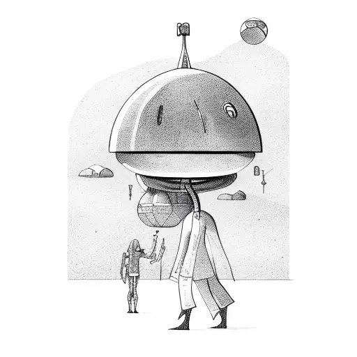 Alien Abducting A Man