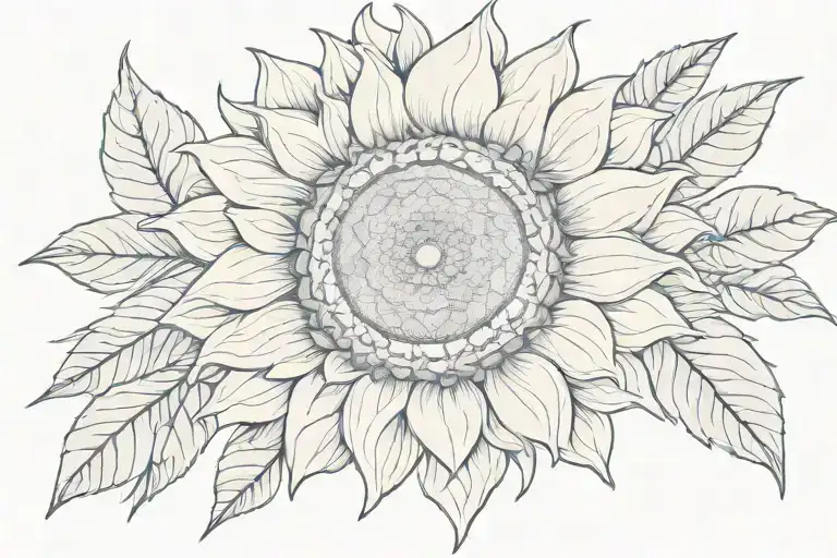 Hippie Inspired Sunflower