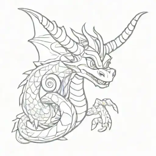 Spyro The Dragon Coiled