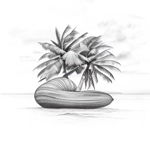 Sea Coconut Tree