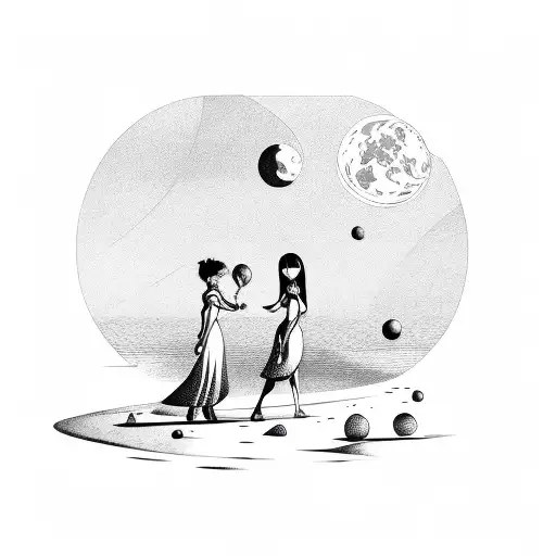 2 Girls On A Moon
