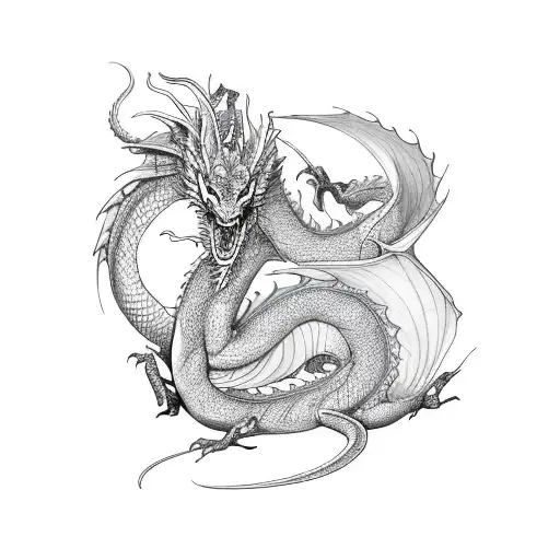 Dragon Eating Its Own Tail