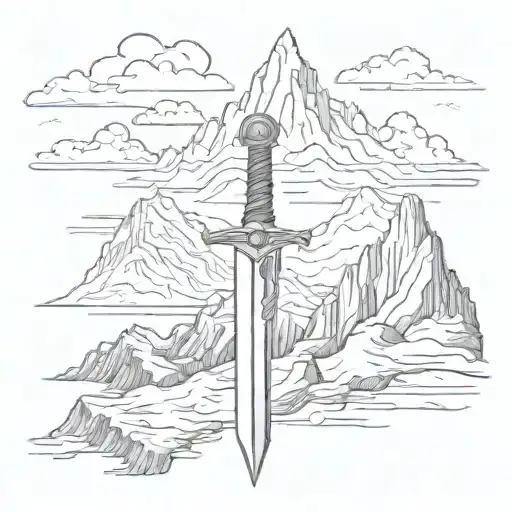Dagger And Mountains
