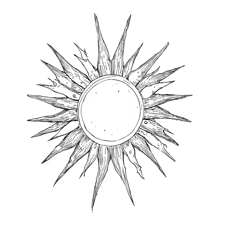 Sun Beaming Over The Universe