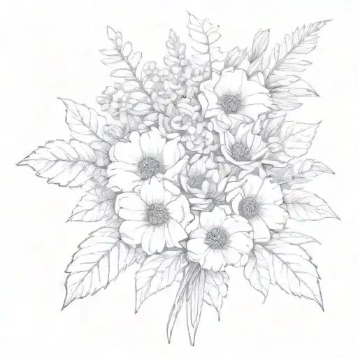 Birth Month Flower Bouquet