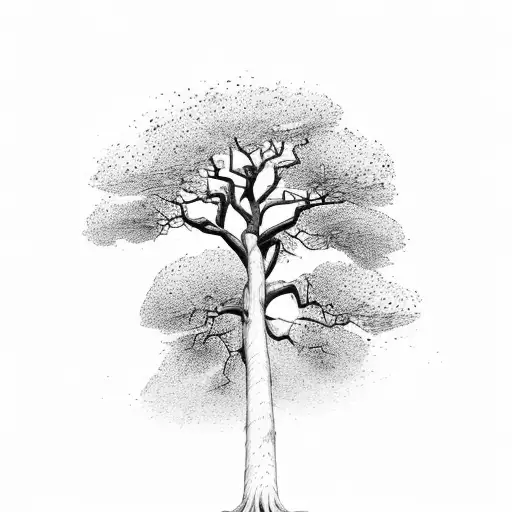 A Strong And Resilient Tree Reaching For The Sky