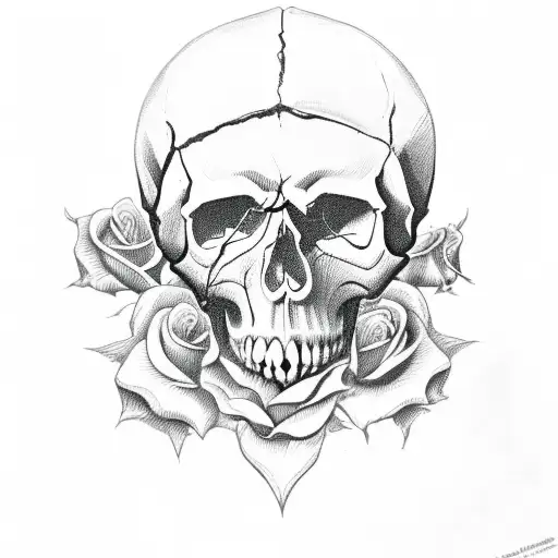 Skull And Roses