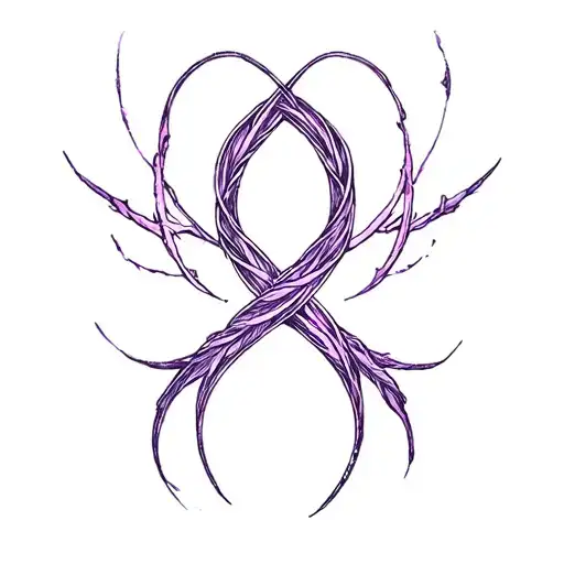 Domestic Violence Survivor Symbol Intertwined