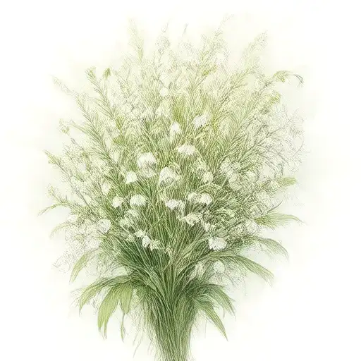 Lily Of The Valley And Snowdrop Bouquet Wrapped