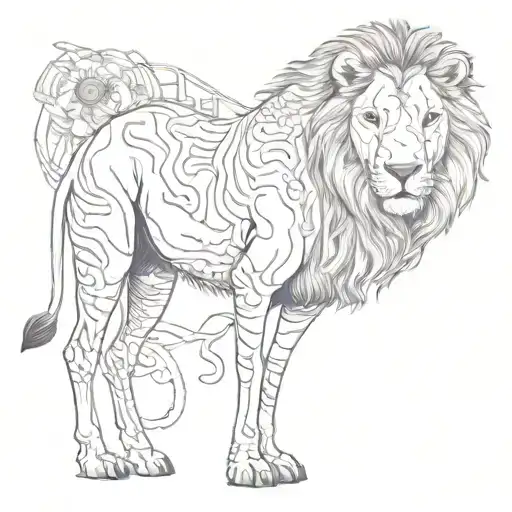 Camel Morphing Into Lion Morphing Into Child