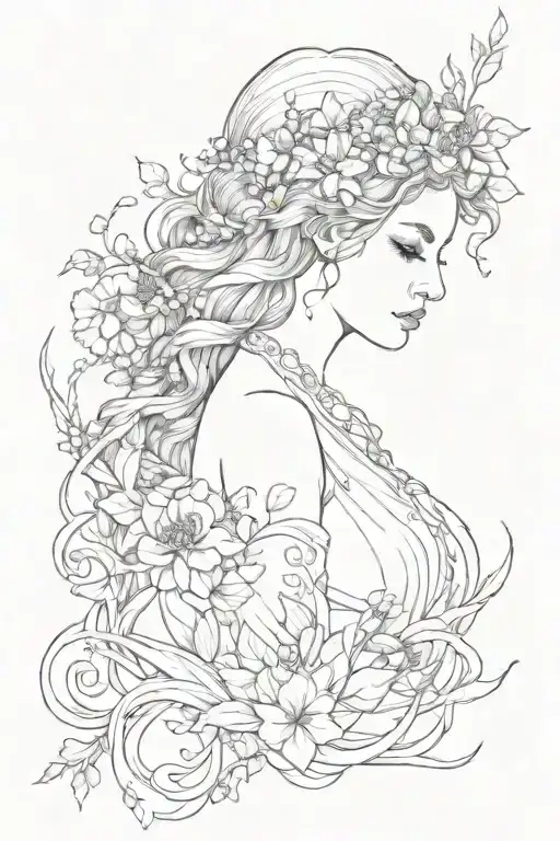 Fillette De La Nature