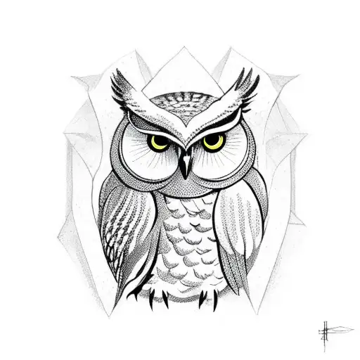 Owl Temprance Tarot Card