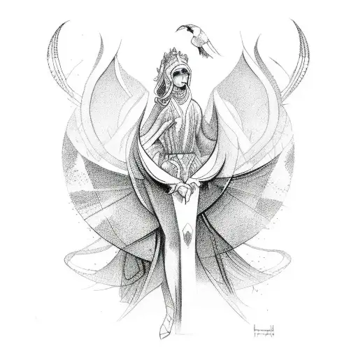 Temprance Tarot Card