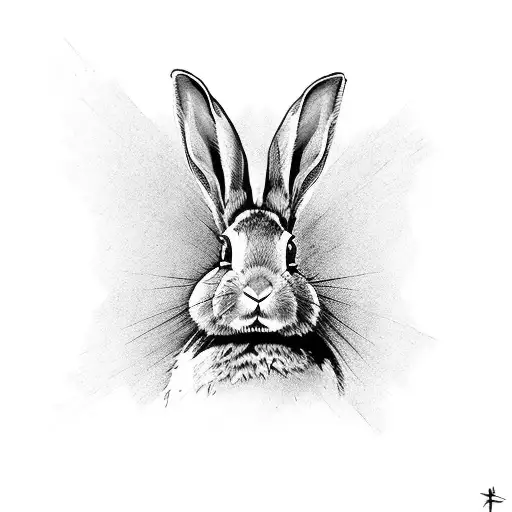 A Rabbit With Black Wings