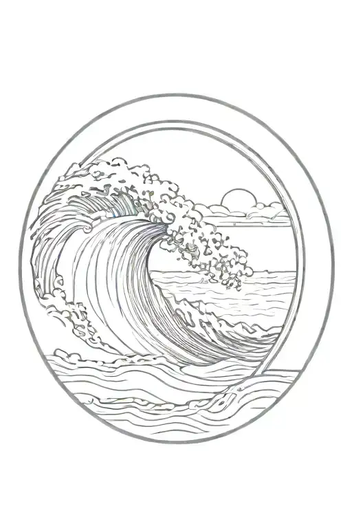 Wave In A Circle With Sundowner