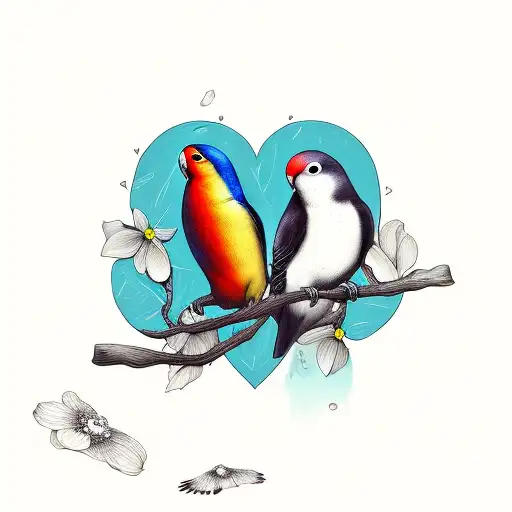 Love Bird On Dogwood