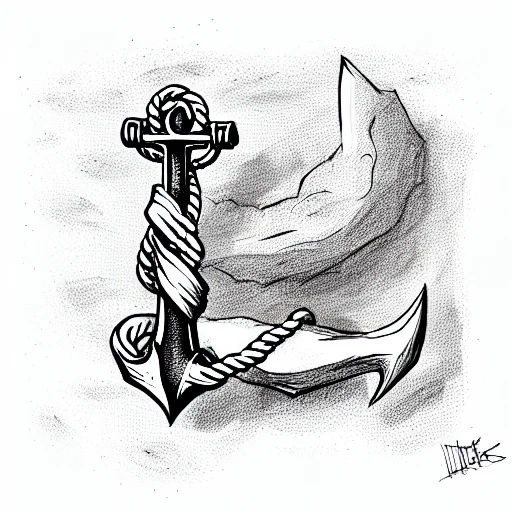 Anchor With A Rope