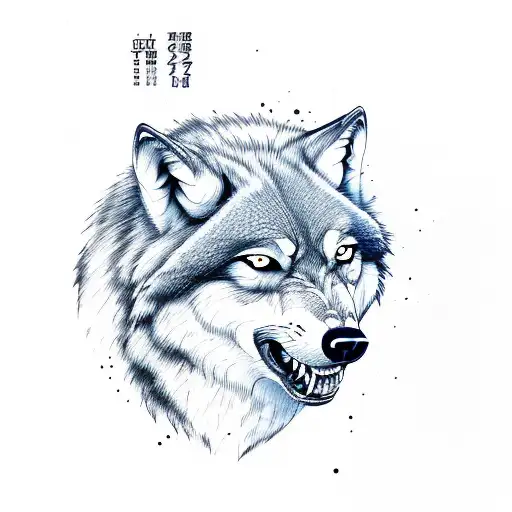 Wolf Head With Jujutsu Kaisen Reference