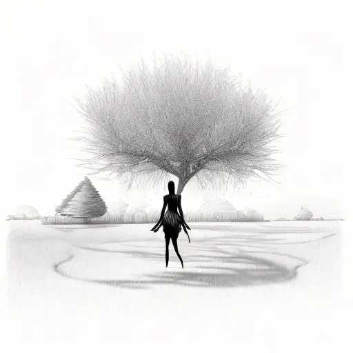 Willow Tree With Womans Body