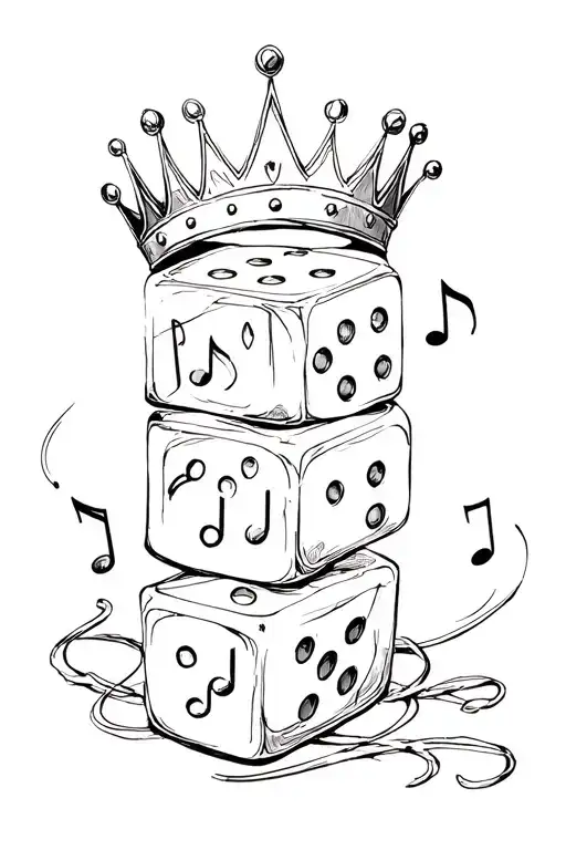 Dice Crown Music Notes