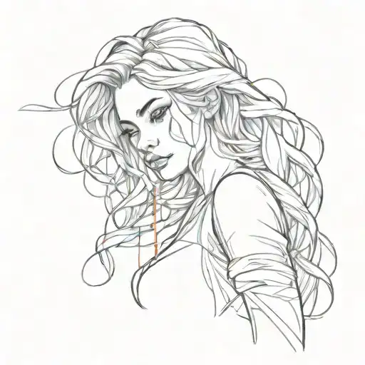 Unique Beautiful Girl Pose