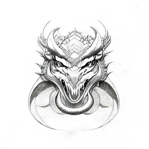 The Elder Scrolls Skyrim Logo Dragon