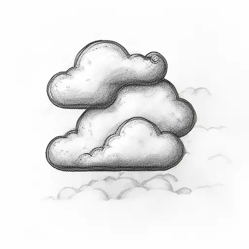 Cloud In Black Rectangle