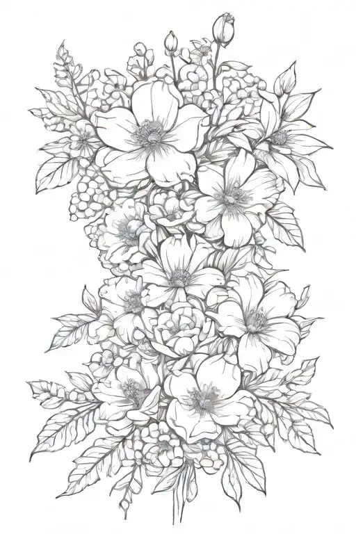 Birth Flower Bouquet