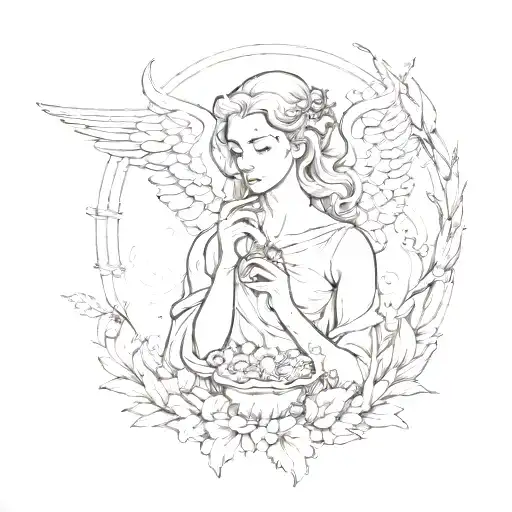 Biblically Accurate Angel Smoking Weed