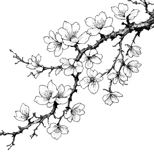 Gothic Cherry Blossoms